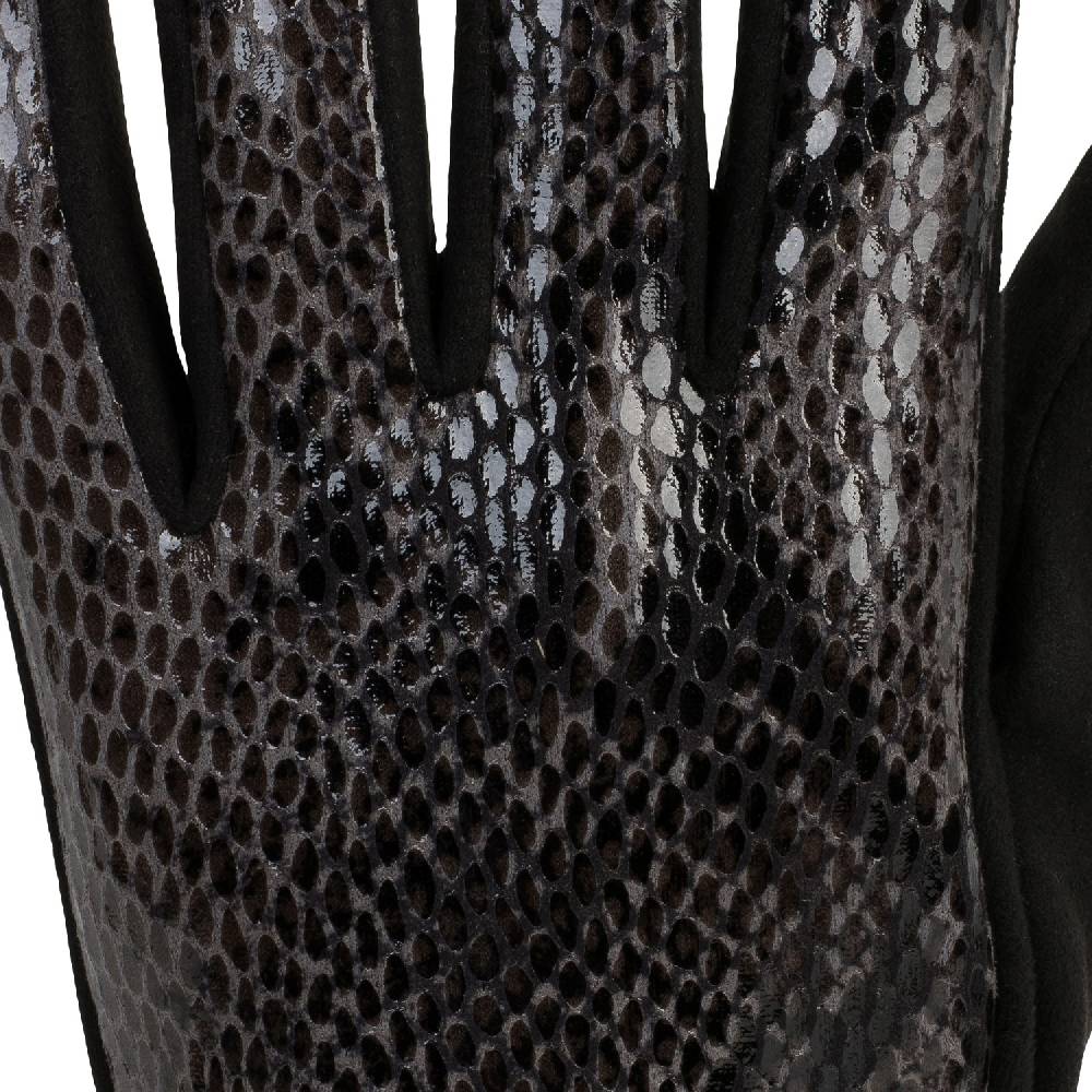 Stylebreaker Stoff Handschuhe in Schlangenleder Optik 2025