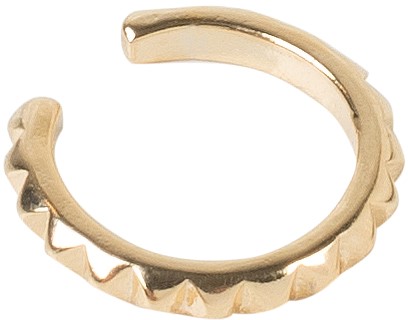 Stylebreaker Ear Cuff Klemm Ohrring mit Zacken Meist gekauft