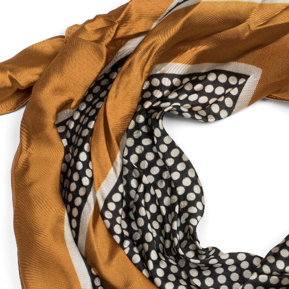 Stylebreaker Dreieckstuch mit Punkte und Farbflächen Print Fabrik Onlineshop