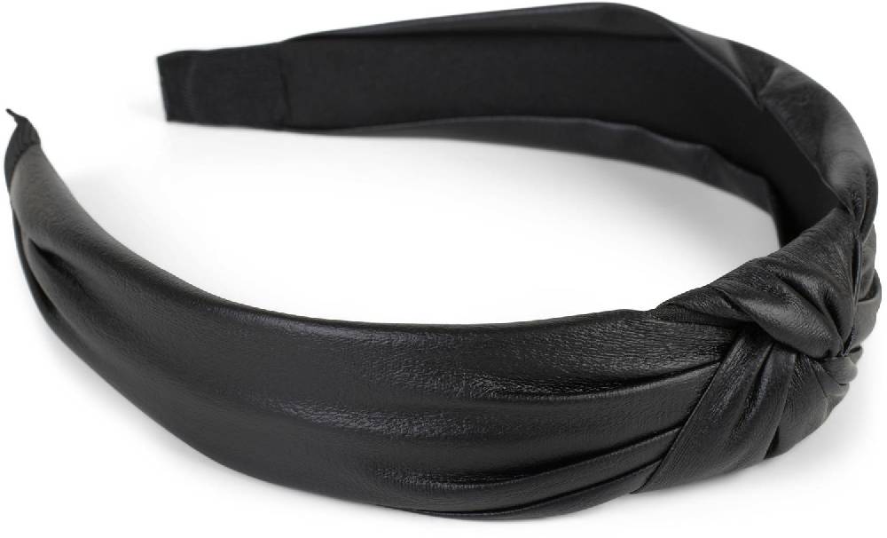 Stylebreaker Haarreif in Kunstleder Optik Rabatt