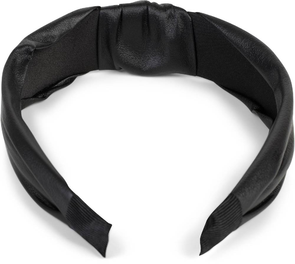 Stylebreaker Haarreif in Kunstleder Optik Rabatt