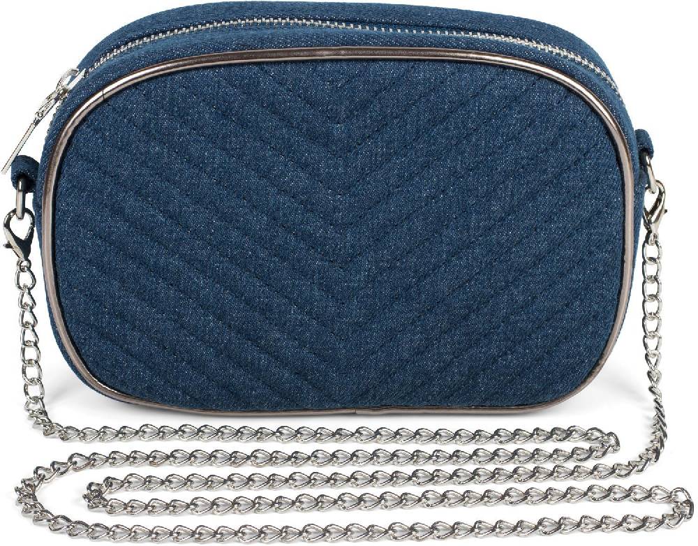 Stylebreaker Multi Bauchtasche Umhängetasche in Jeans Optik Versandkostenfrei