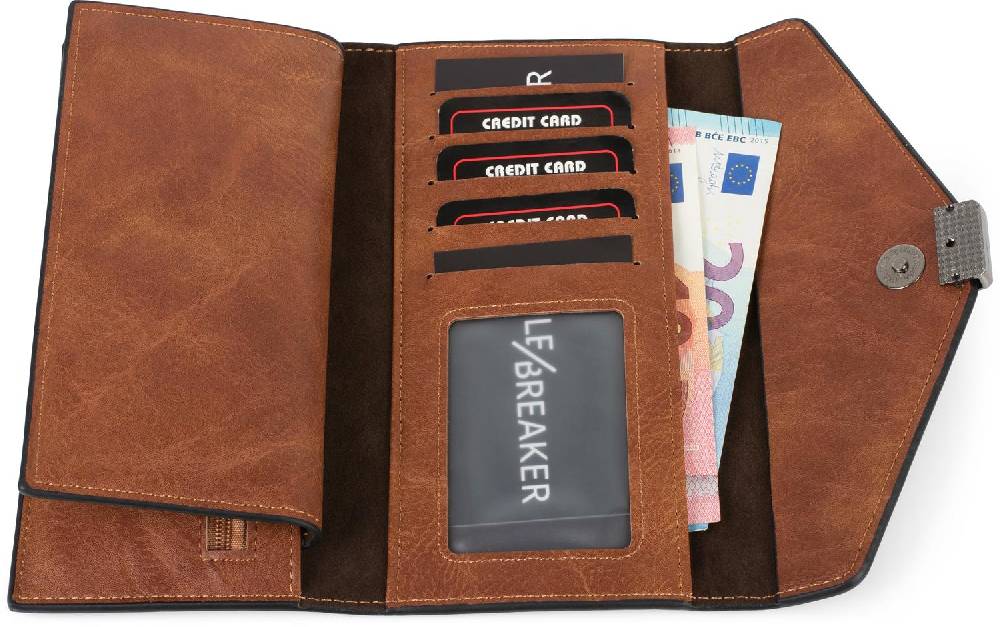 Stylebreaker Geldbörse mit V-Umschlag und Metallschnalle Weihnachtsangebot