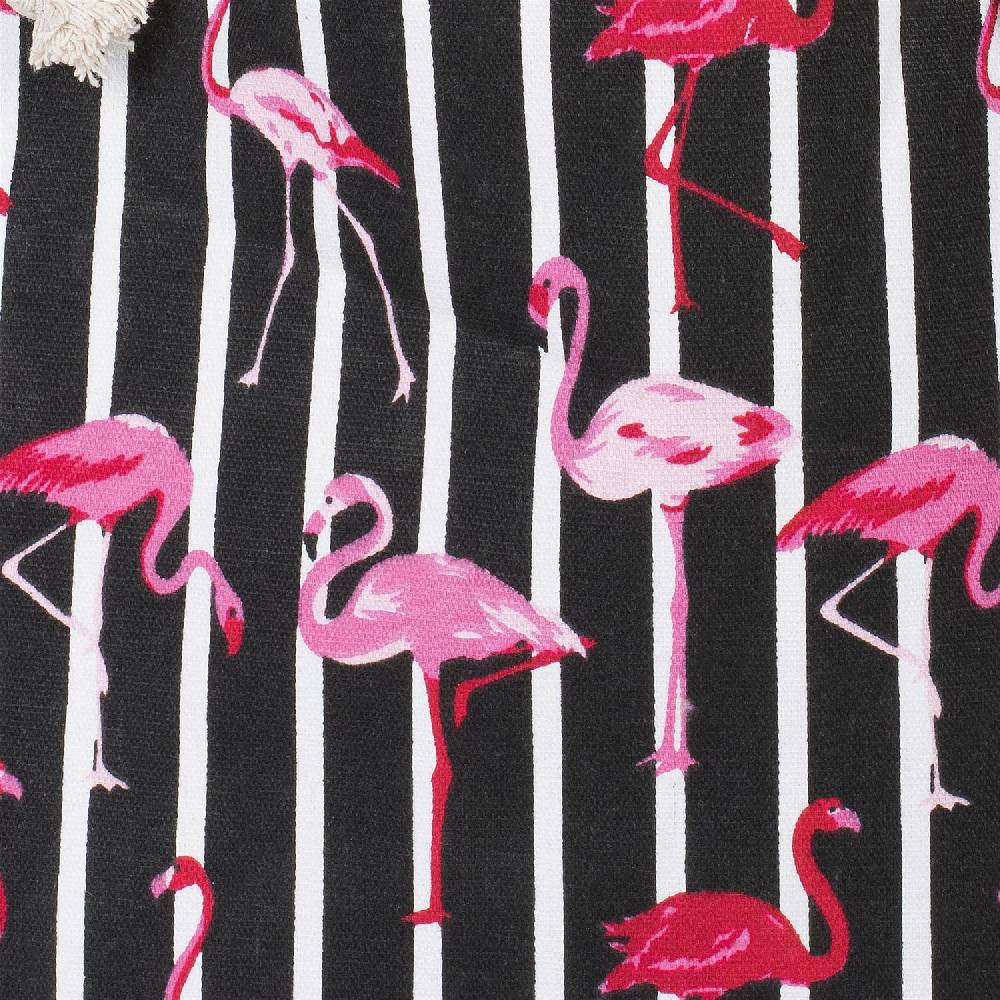 Stylebreaker Strandtasche mit Streifen und Flamingos Vatertagsangebot