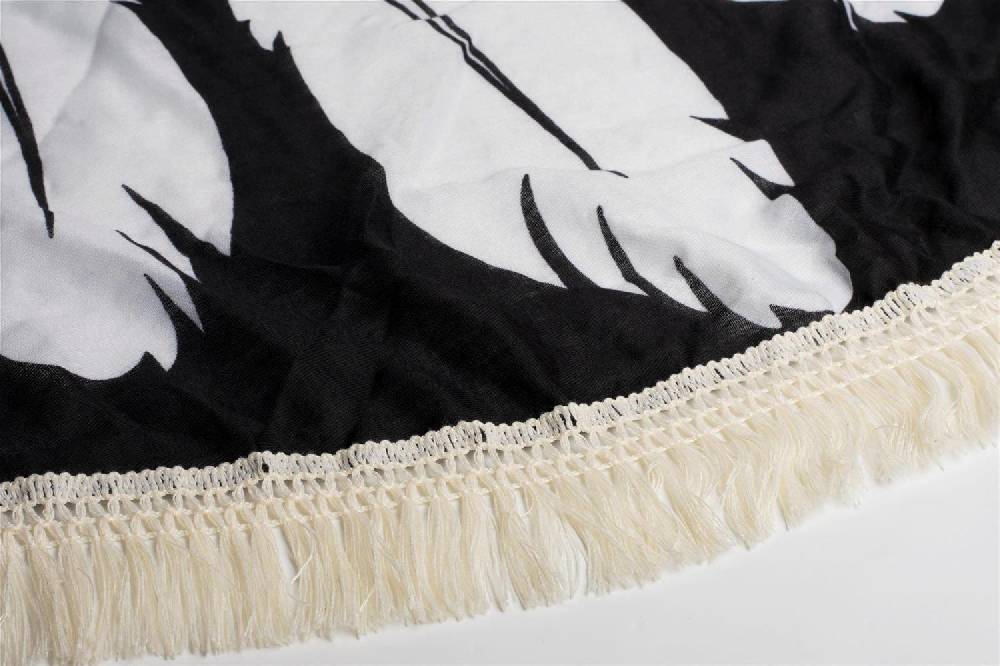 Stylebreaker Rundes Strandtuch mit Traumfänger Feder Print Valentinstagsangebot