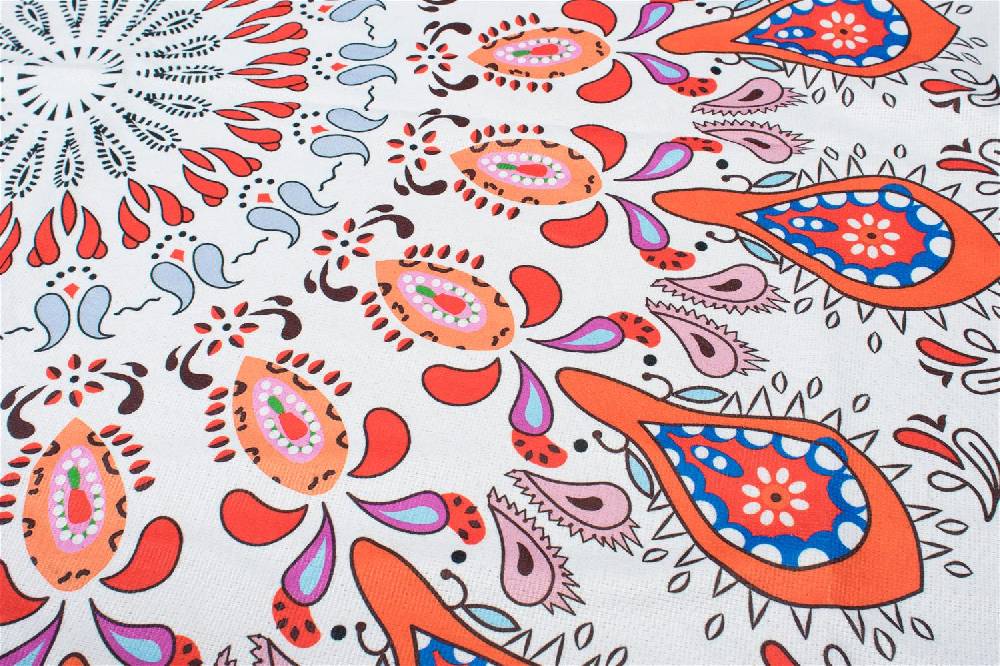 Stylebreaker Rechteckiges Strandtuch mit Paisley Ornament Muster Jubiläumsangebot