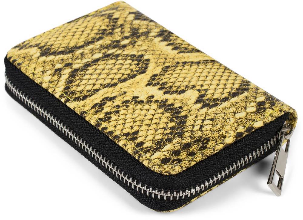 Stylebreaker Mini Geldbörse mit Schlangen Muster Online Outlet
