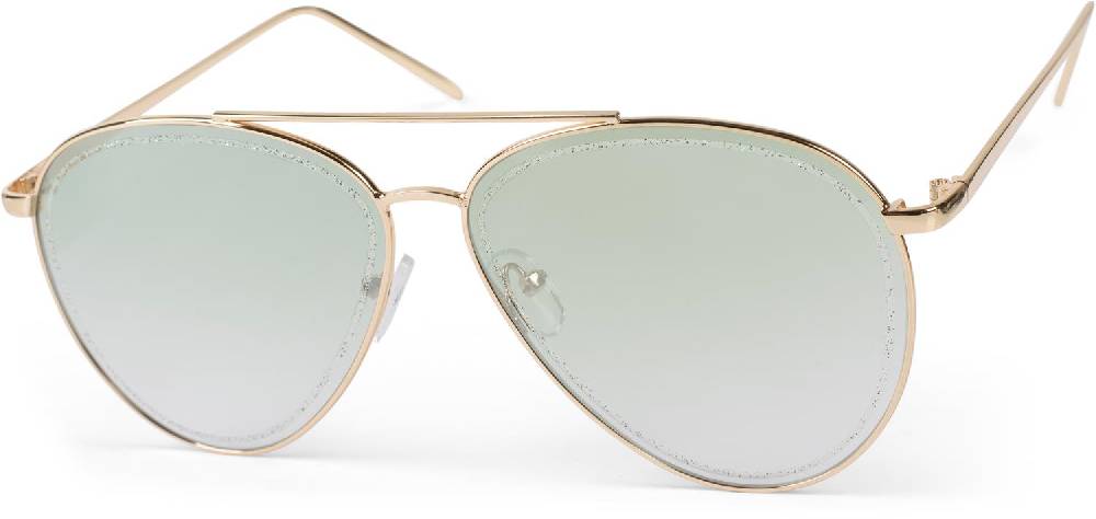 Stylebreaker Piloten Sonnenbrille mit Glitzer Highlights Zeitlich begrenztes Angebot