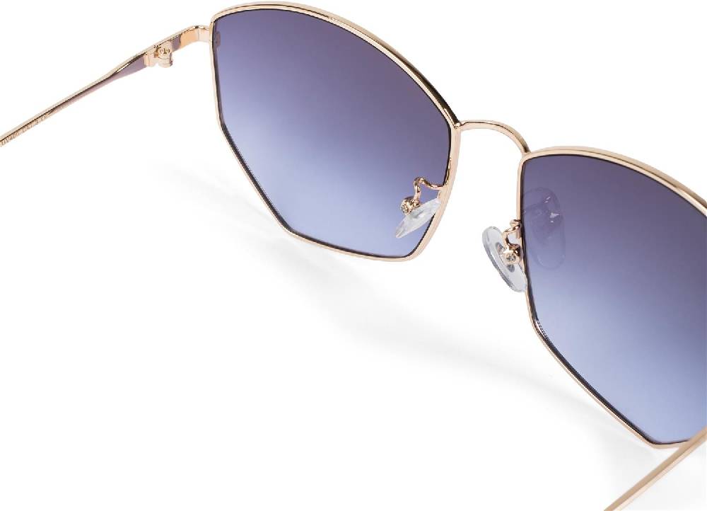 Stylebreaker Piloten Sonnenbrille mit fünfeckigen Gläsern Blitzangebot