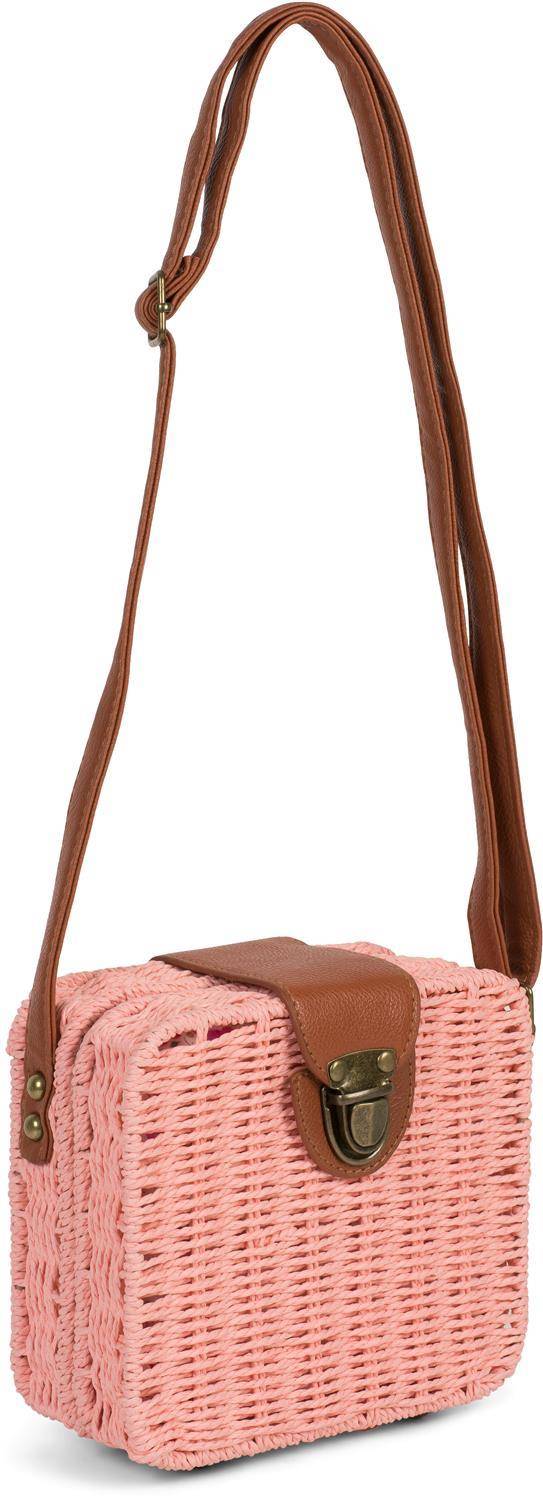 Stylebreaker Papierstroh Umhängetasche Bohemian Style Kostenlose Rückgabe