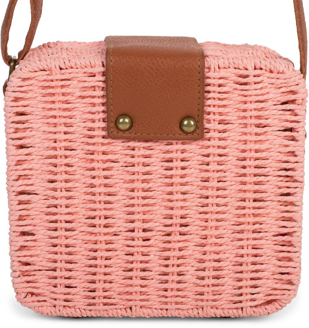 Stylebreaker Papierstroh Umhängetasche Bohemian Style Kostenlose Rückgabe
