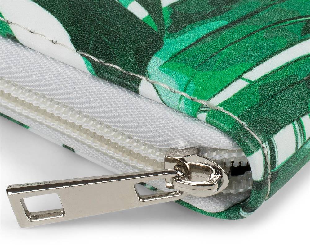 Stylebreaker Mini Geldbörse mit Palmen Print Letzte 2 Tage