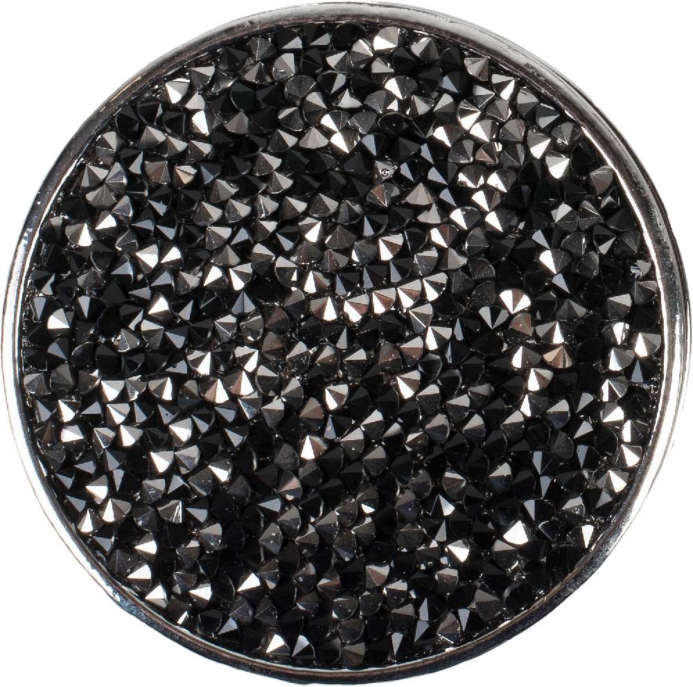 Stylebreaker Runde Magnet Brosche mit Strass Vierteljährliche Förderung