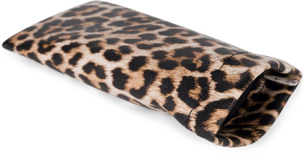 Stylebreaker Brillenetui mit Leoparden Muster und Putztuch Bis zu 55% Rabatt