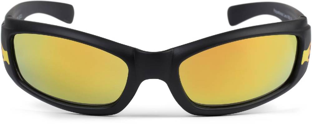 Stylebreaker Kinder Sport Sonnenbrille mit Flammen Print 50% Rabatt mit kostenlosem Versand