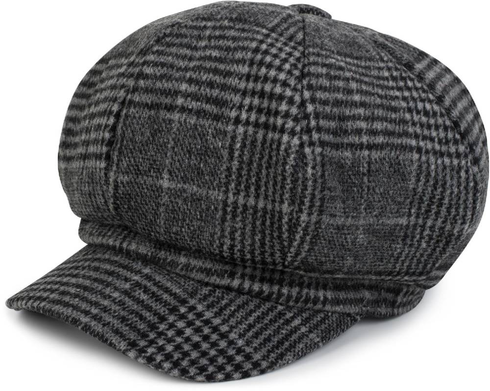 Stylebreaker Bakerboy Mütze mit Glencheck Karo Muster Günstig kaufen