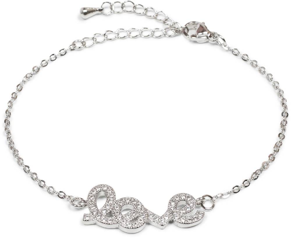 Stylebreaker Armkette mit Strass Element 'love' Osterangebot