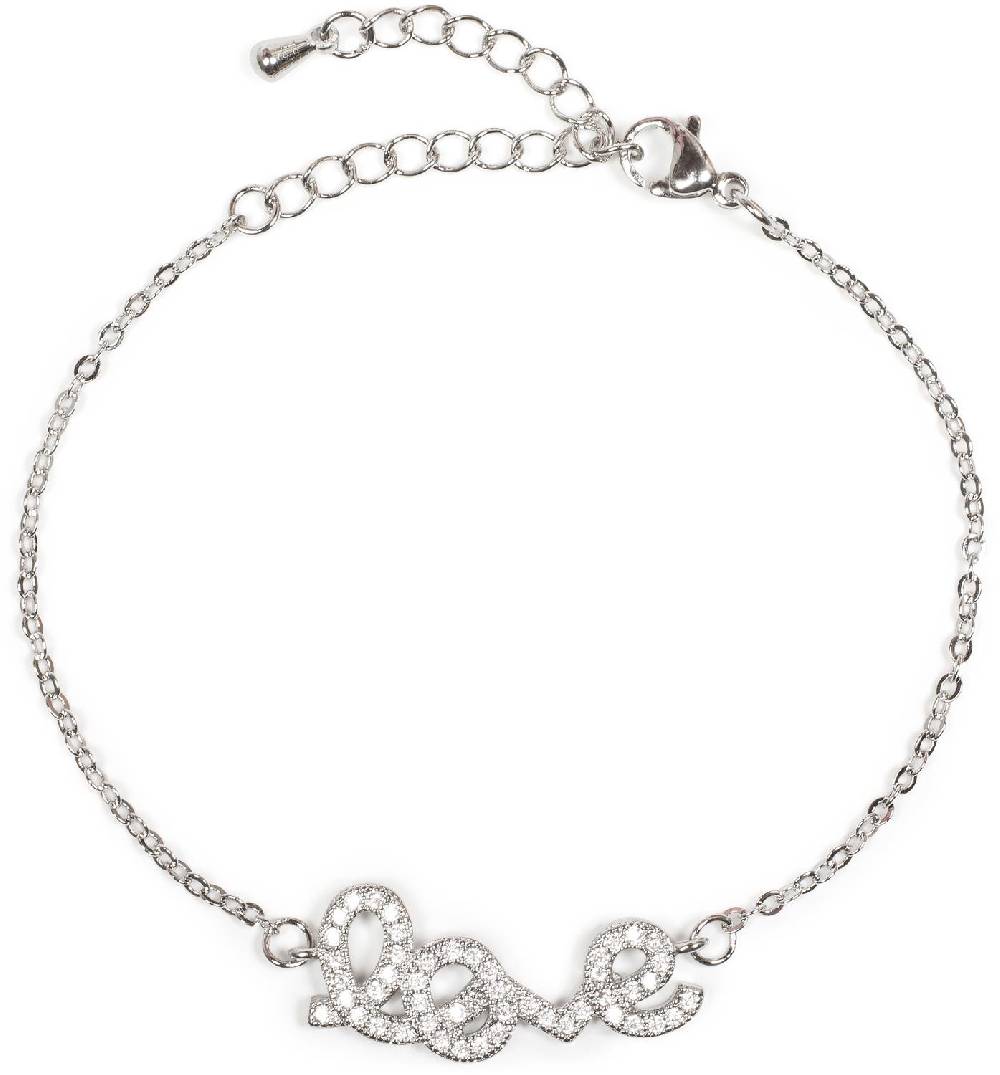 Stylebreaker Armkette mit Strass Element 'love' Osterangebot