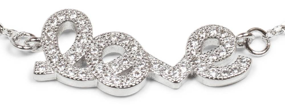 Stylebreaker Armkette mit Strass Element 'love' Osterangebot