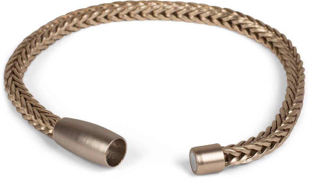 Stylebreaker Schmales Armband Zopfkette mit Magnetverschluss Saisonale Angebote