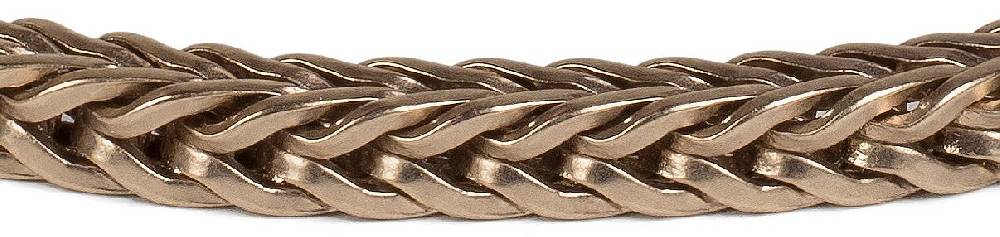 Stylebreaker Schmales Armband Zopfkette mit Magnetverschluss Saisonale Angebote