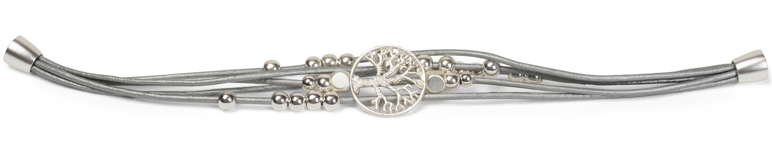 Stylebreaker Armband mit Lebensbaum, Perlen und Bändern Sonderangebote
