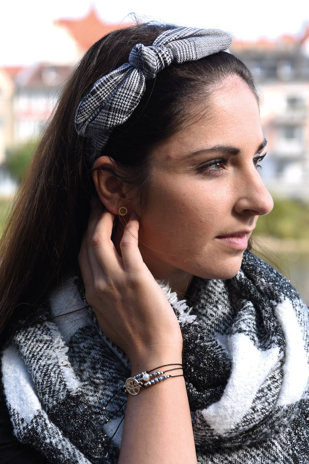 Stylebreaker Armband mit Lebensbaum, Perlen und Bändern Sonderangebote