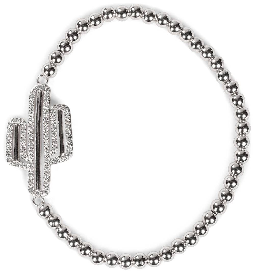 Stylebreaker Kugelarmband mit Kaktus und Strass Wochenangebot