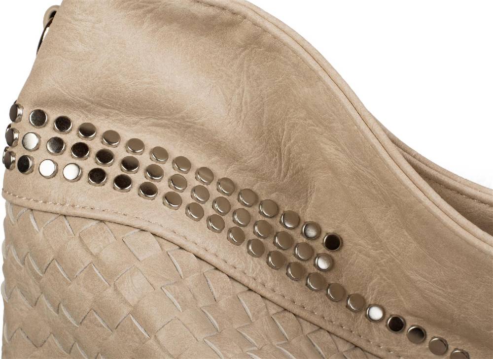 Stylebreaker Hobo Bag in Flechtoptik mit Nieten JETZT KAUFEN