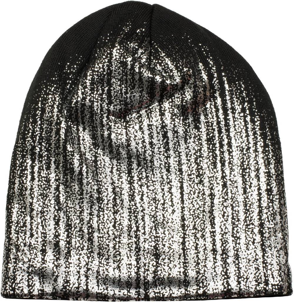 Stylebreaker Feinstrick Beanie mit Metallic Print Discount Store für neue Produkte