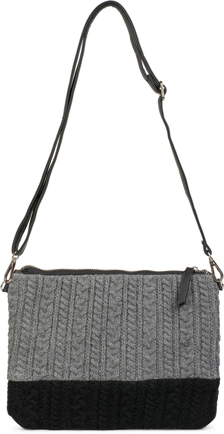 Stylebreaker Strick Clutch mit Zopfmuster Hotsell