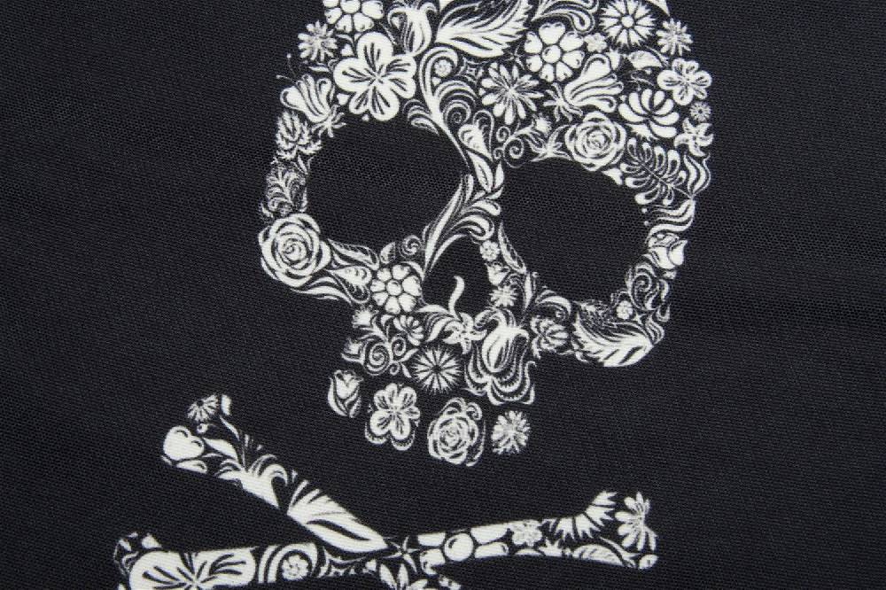 Stylebreaker Einkaufstasche mit Totenkopf Schlussverkauf