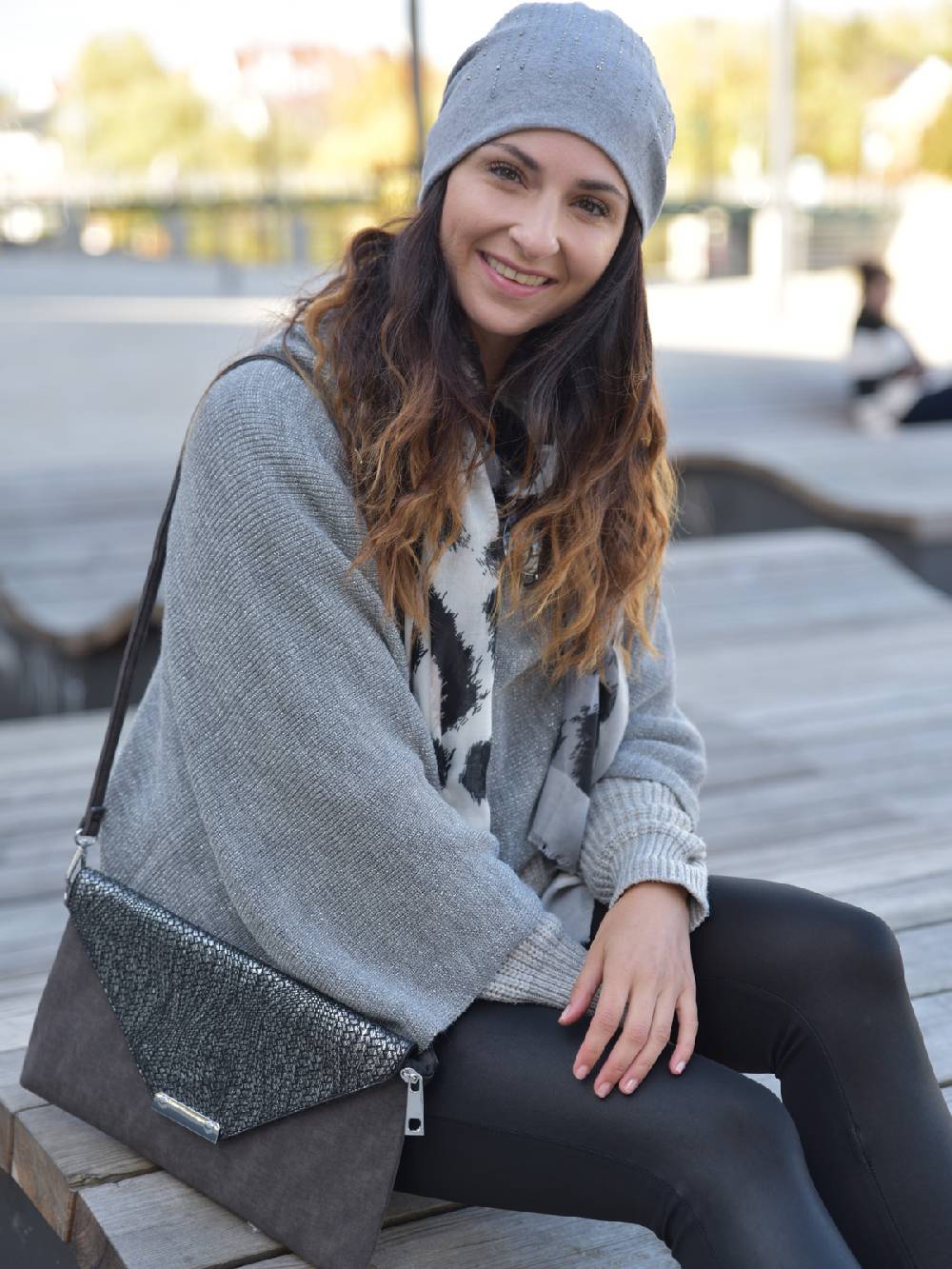 Stylebreaker Envelope Clutch in Flecht Optik Blitzverkäufe