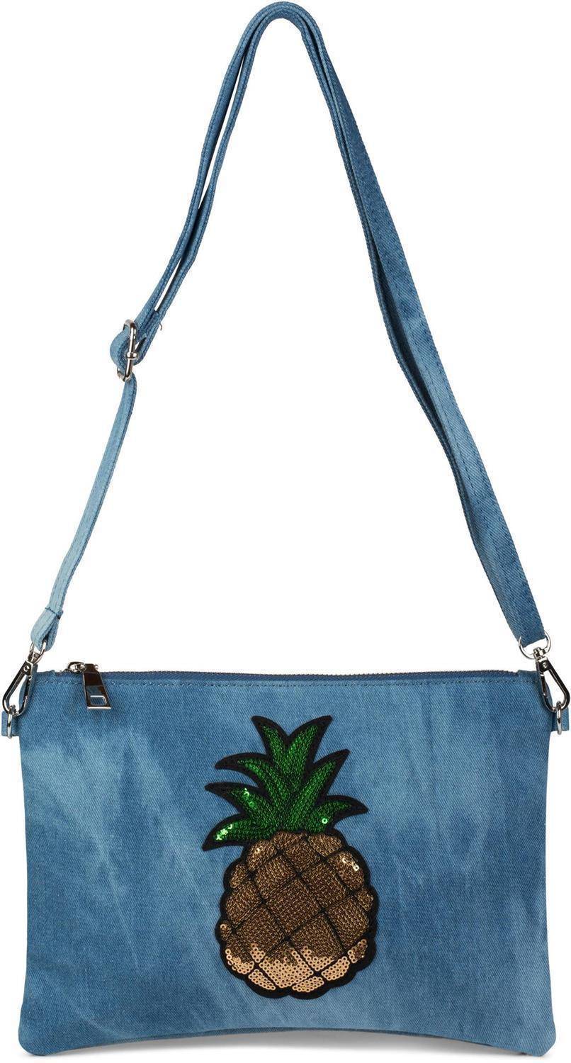 Stylebreaker Jeans Clutch mit Pailletten Ananas Rabatt