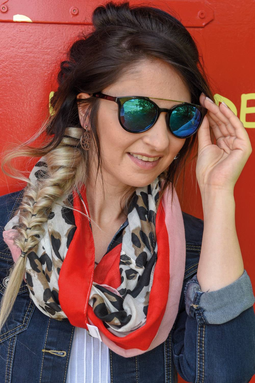 Stylebreaker Sonnenbrille mit runden Gläsern Valentinstagsangebot