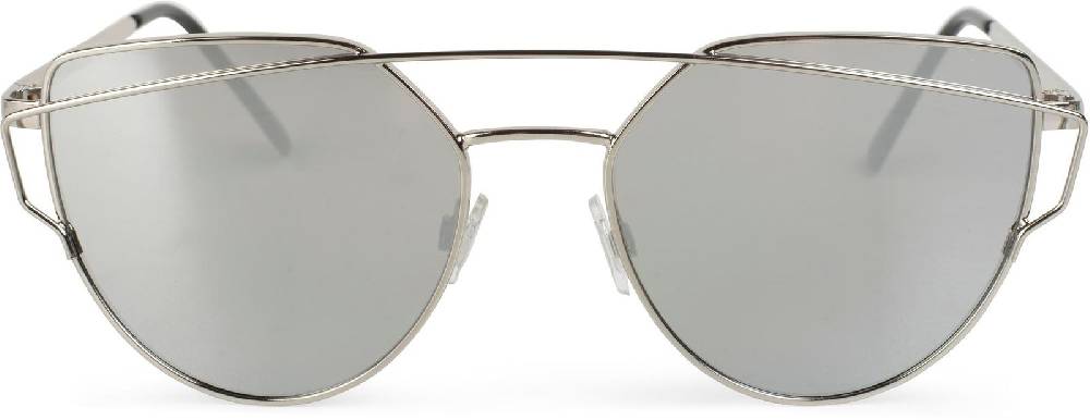 Stylebreaker Cat Eye Sonnenbrille mit Federscharnier und doppeltem Rahmen Heißer Verkauf