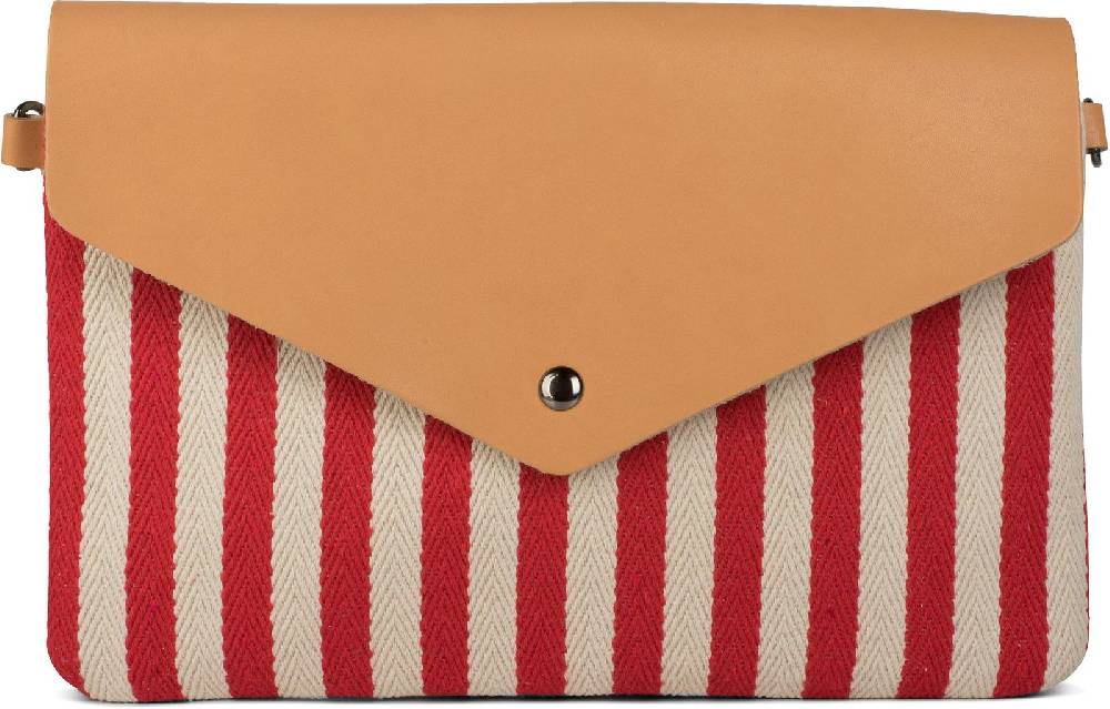 Stylebreaker Envelope Clutch mit Streifen Neueste Mode