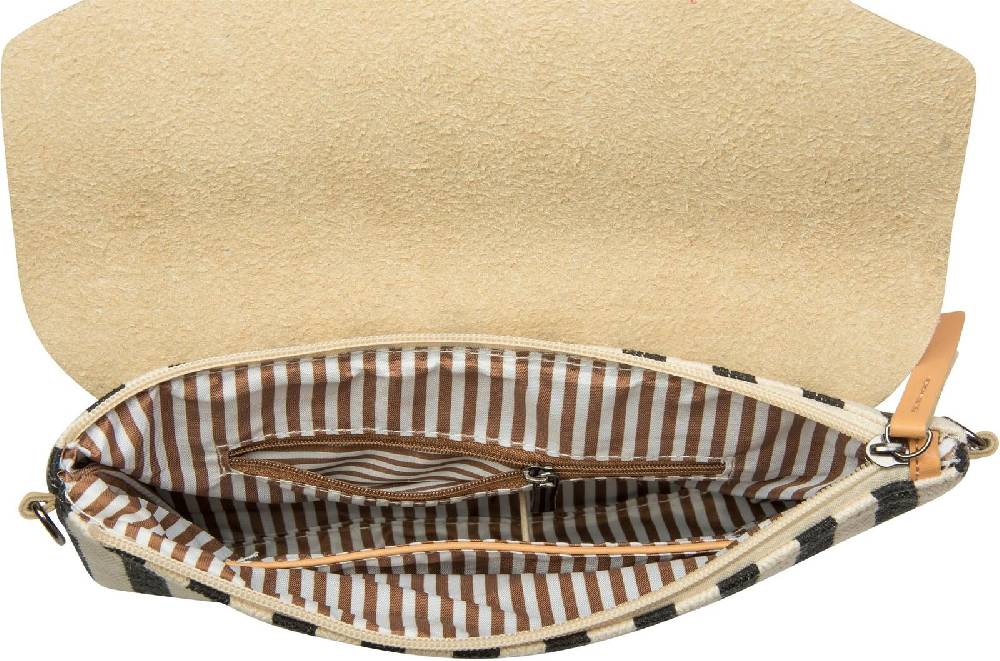 Stylebreaker Envelope Clutch mit Streifen Neueste Mode