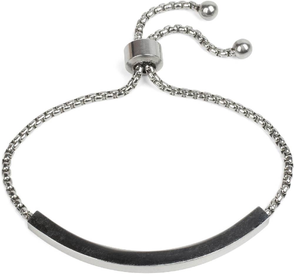 Stylebreaker Edelstahl Slider Armband Große Rabatte