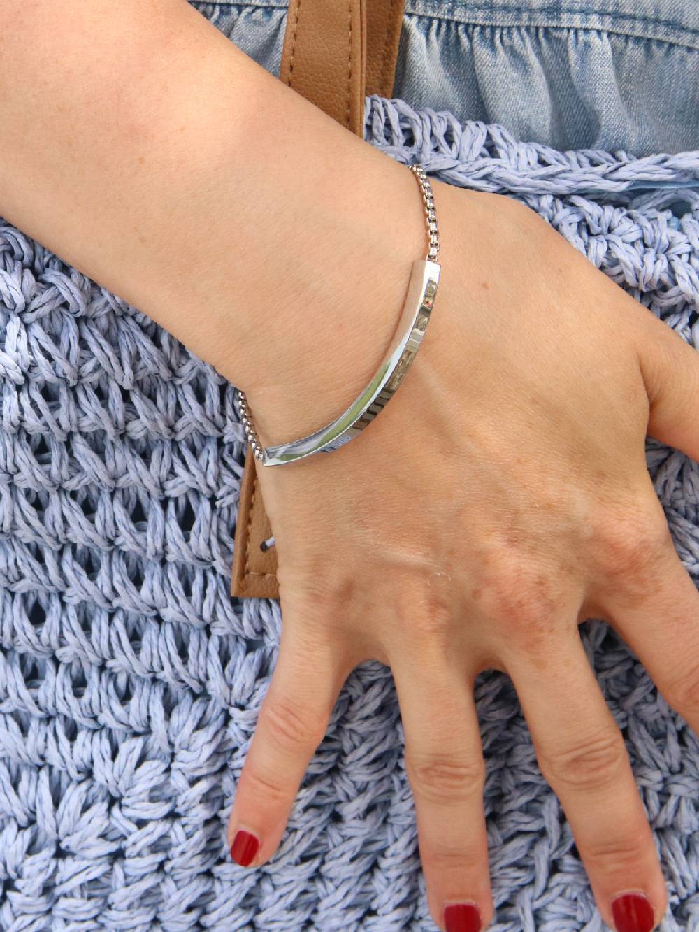 Stylebreaker Edelstahl Slider Armband Große Rabatte