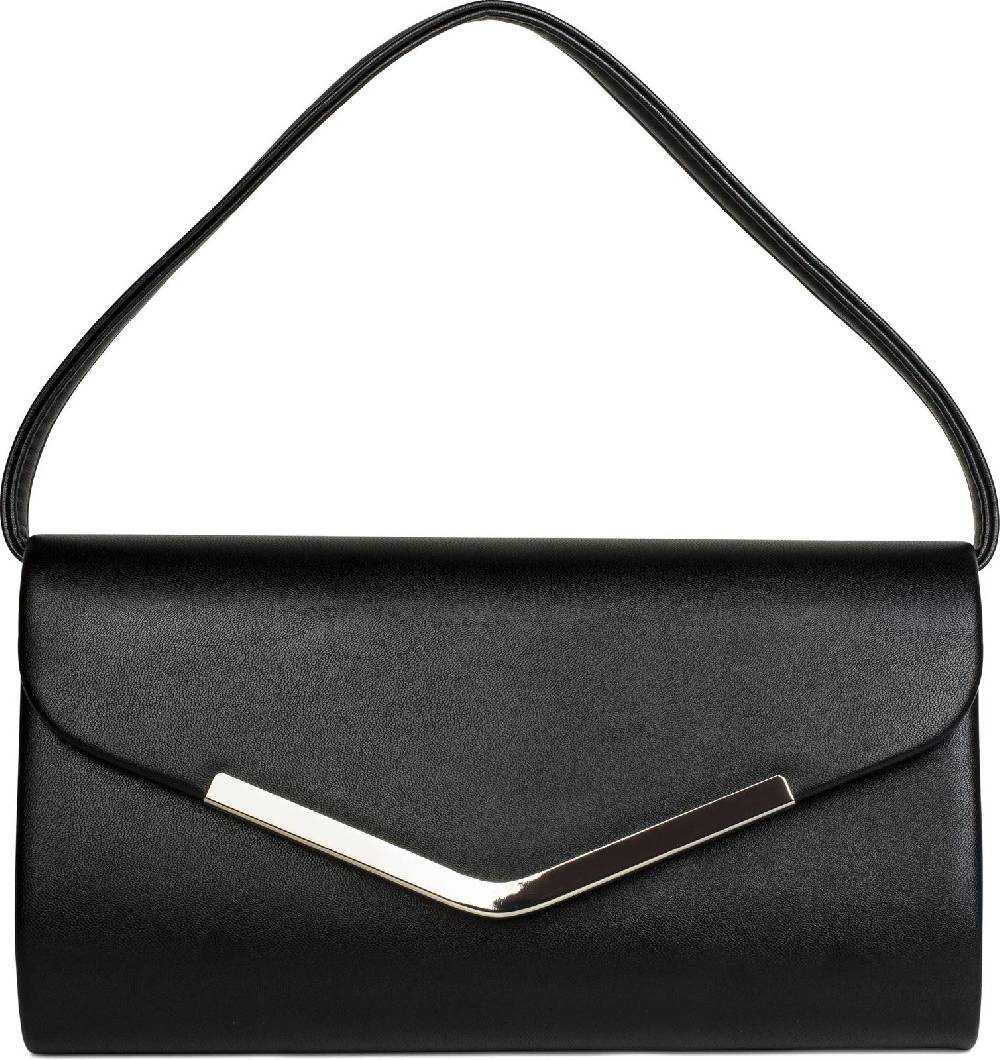 Stylebreaker Clutch im Envelope Design mit Metall Zierleiste Riesige Ersparnisse