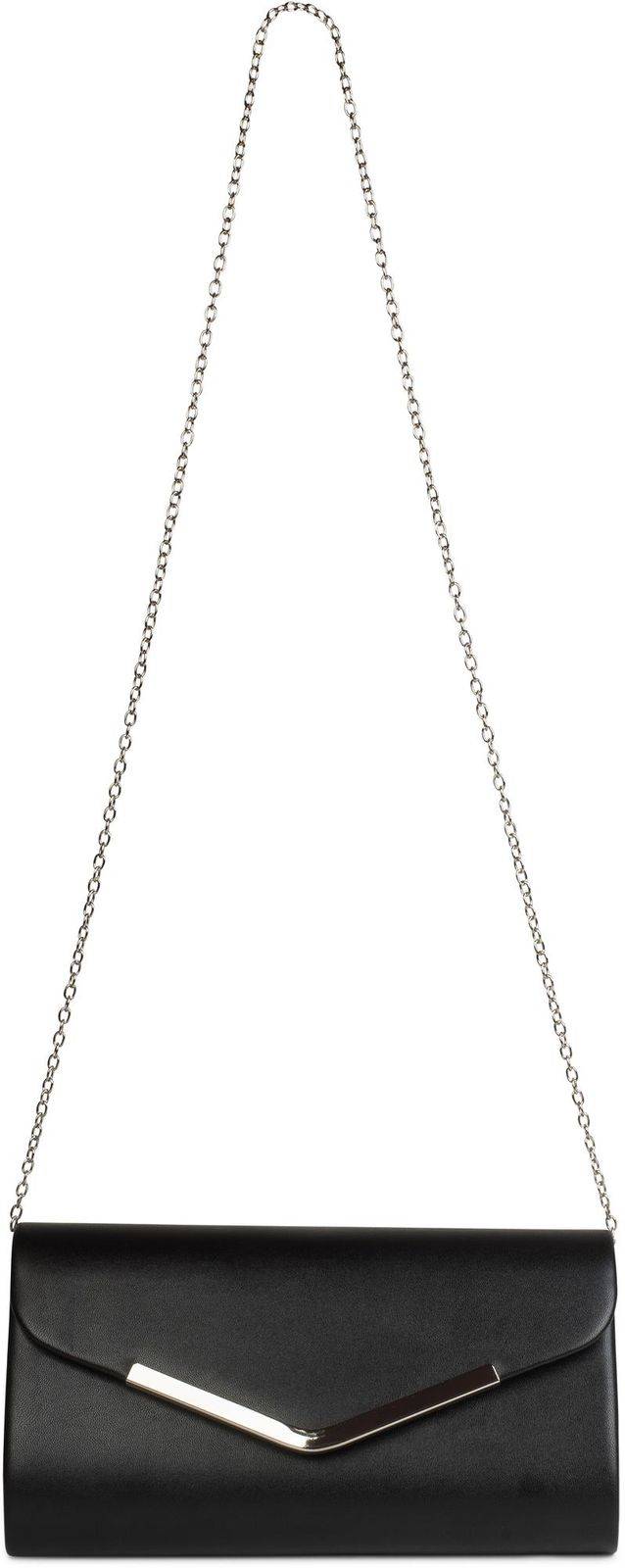 Stylebreaker Clutch im Envelope Design mit Metall Zierleiste Riesige Ersparnisse