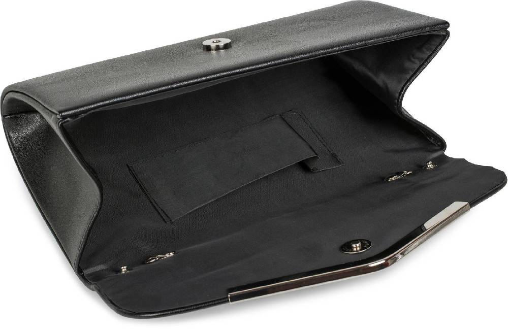 Stylebreaker Clutch im Envelope Design mit Metall Zierleiste Riesige Ersparnisse