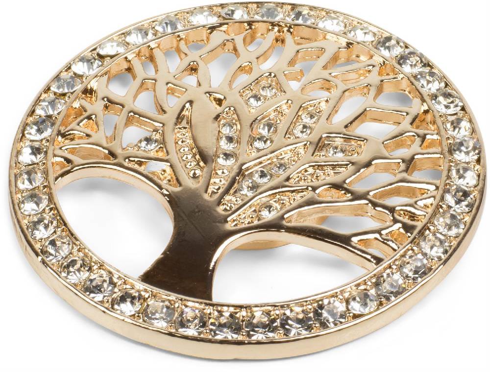 Stylebreaker Lebensbaum Magnet Brosche mit Strass Begrenzte Freigabe