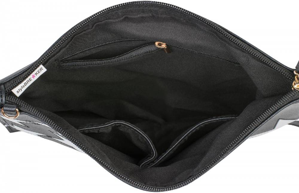 Stylebreaker Clutch mit Sterne Muster Limitierter Zeitrabatt