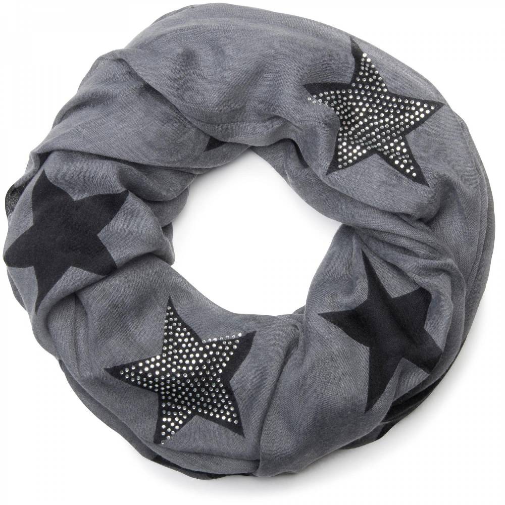 Stylebreaker Loop mit Sternen und Strass Applikation Exklusivangebot