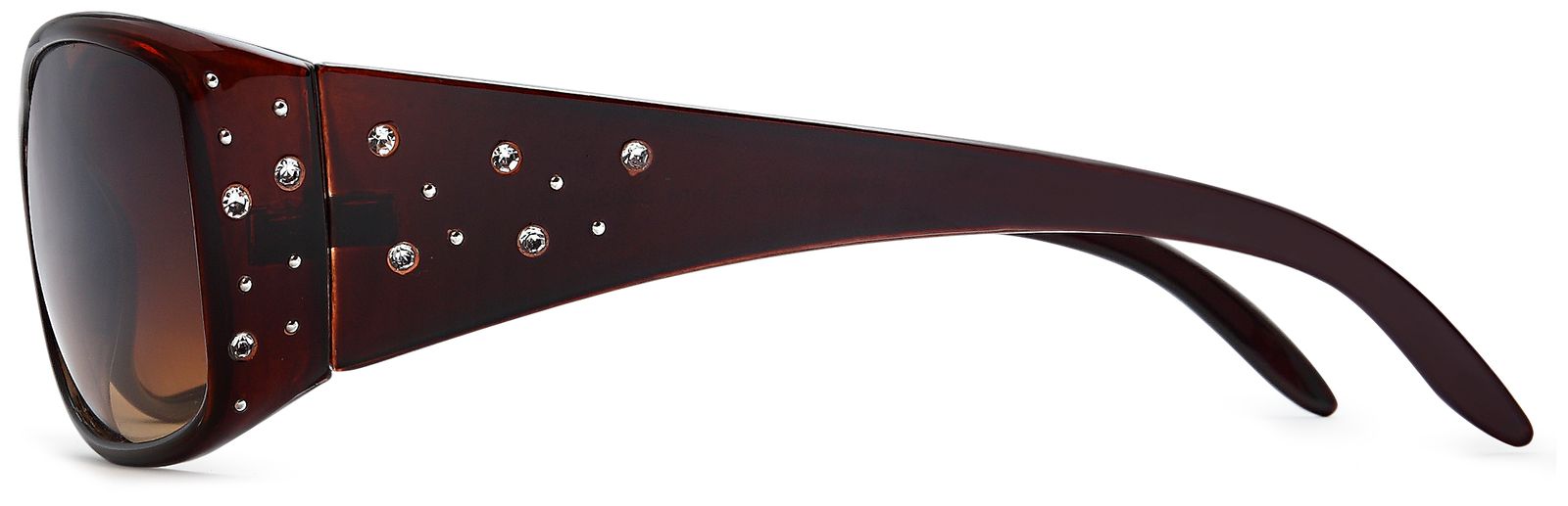 Stylebreaker Sonnenbrille Schmetterlingsform mit Strass am Bügel Neueste Mode