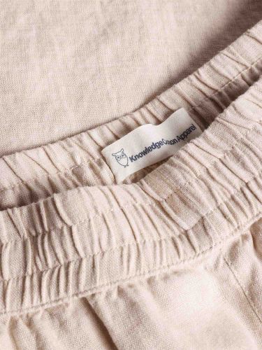 glore Knowledge Cotton Apparel POSEY wide mid-rise linen shorts Jubiläumsangebot