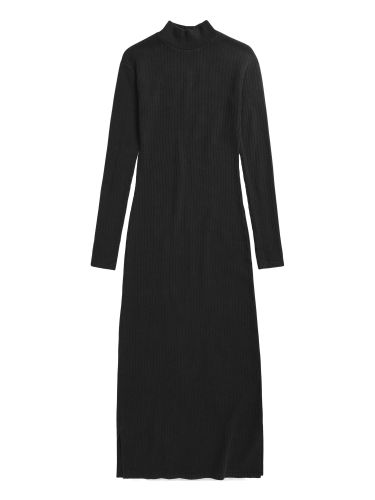 glore ROTHOLZ Heavy Ribbed Mock-Neck Dress Letzter Tag