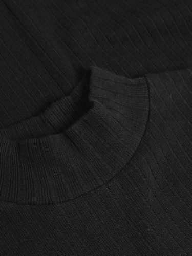 glore ROTHOLZ Heavy Ribbed Mock-Neck Dress Letzter Tag
